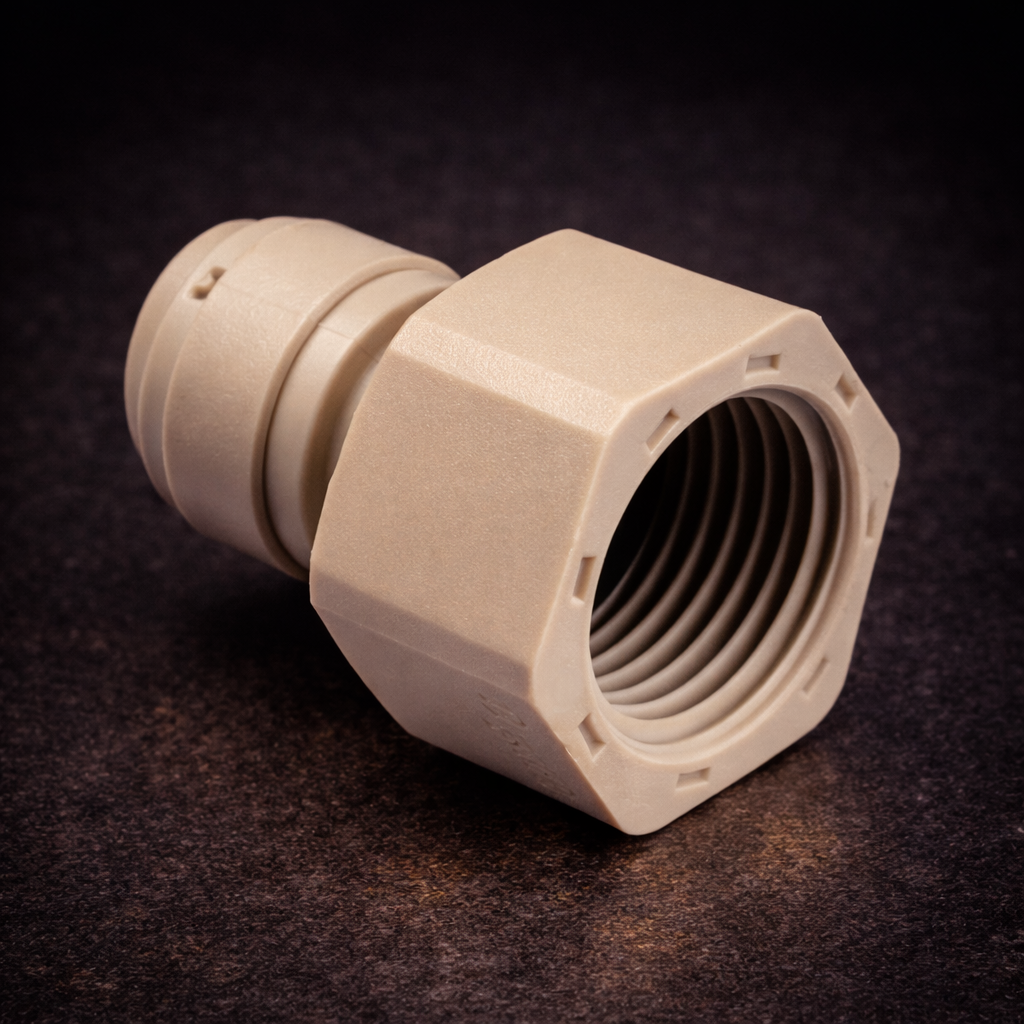 3/8" Tube × 3/4" Male Garden Hose Thread Push-to-Connect Adapter