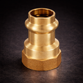 1" Copper Press x Female NPT Adapter (Brass)