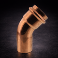 1/2" Copper Press Street 45° Elbow