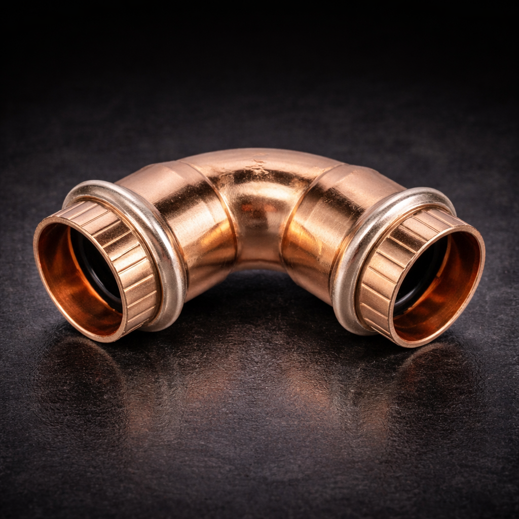 1" Copper Press 90° Elbow
