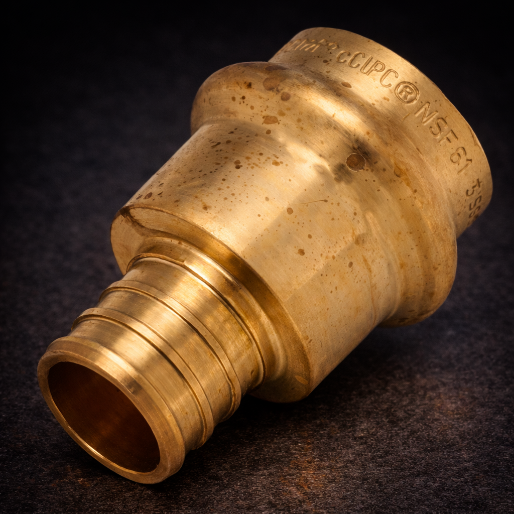 3/4" Copper Press x PEX Crimp Adapter